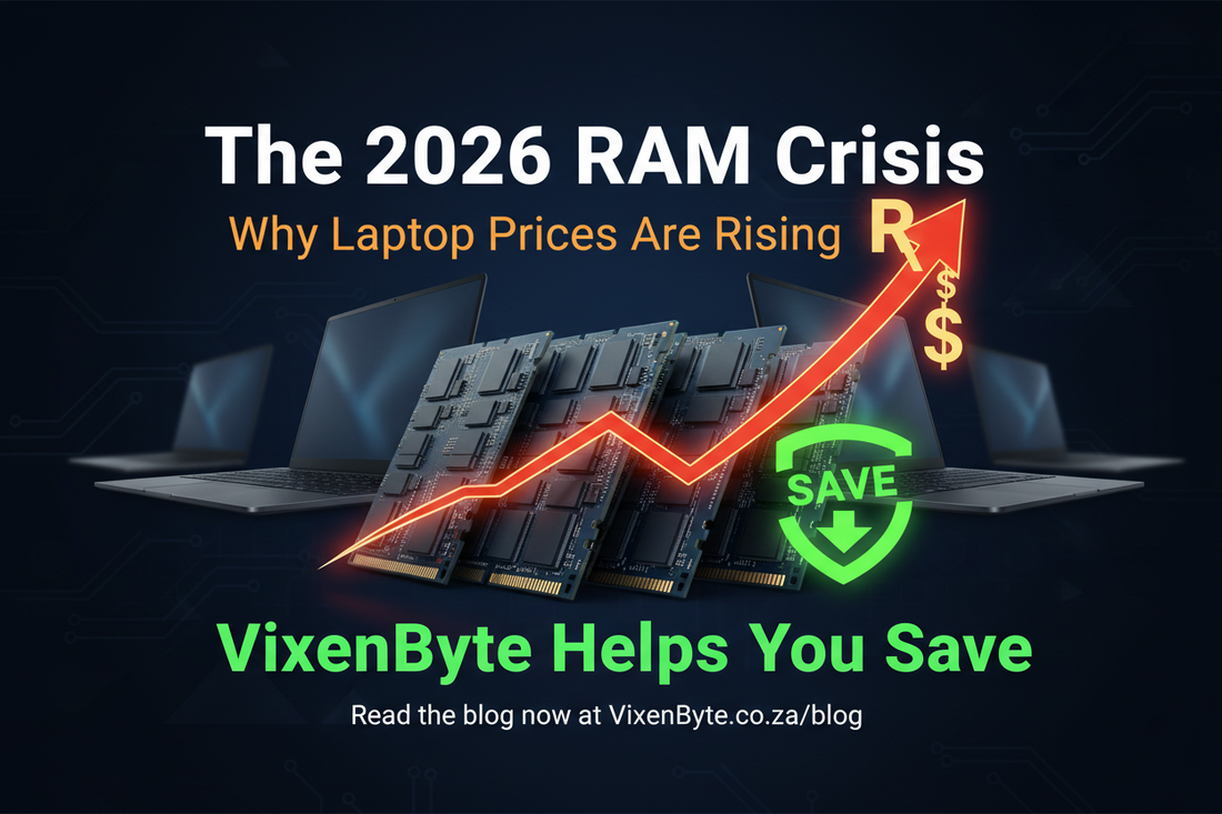 The 2026 RAM Crisis: Why Laptop Prices Are Rising — And How VixenByte Helps You Save