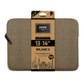 Port Designs Milano II Eco 13/14" Universal Laptop Sleeve - Desert Brown