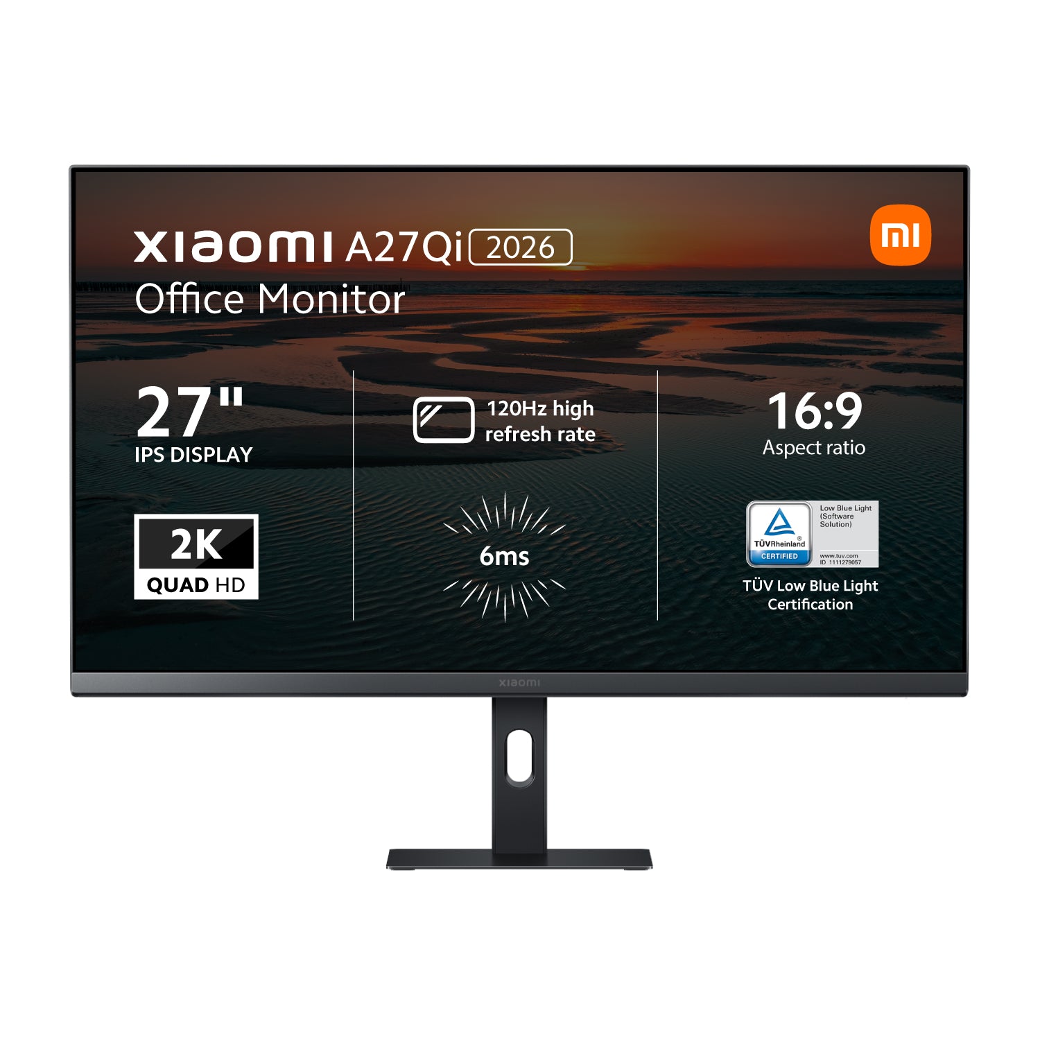 Xiaomi A27Qi 2026 27" inch 120Hz 2K IPS Office Monitor