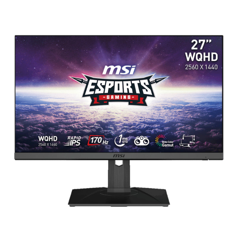 MSI G272QPF 27 WQHD IPS 170Hz 1ms Flat Gaming Monitor