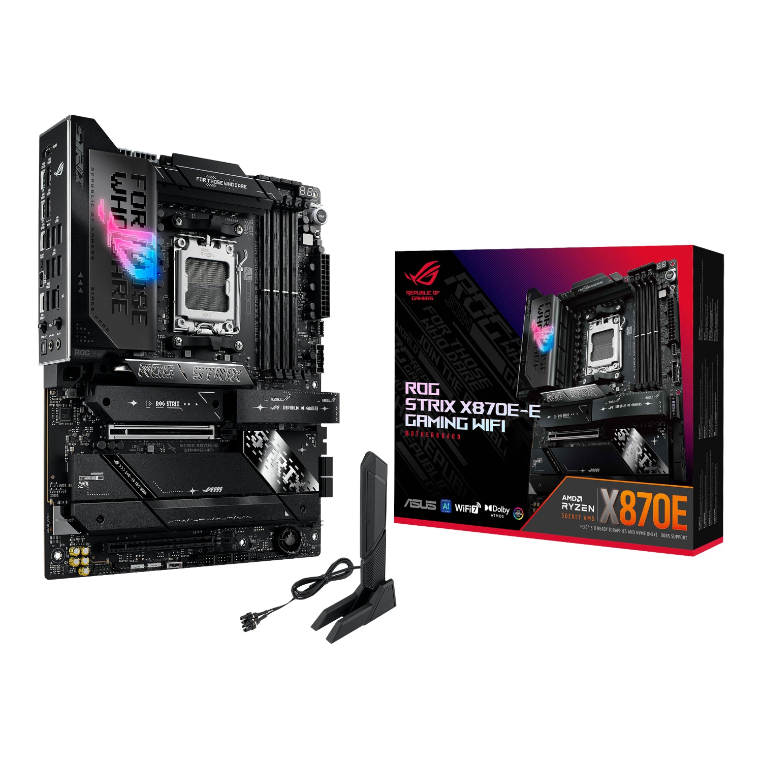 ASUS ROG STRIX X870E-E Gaming AM5 ATX Gaming Motherboard